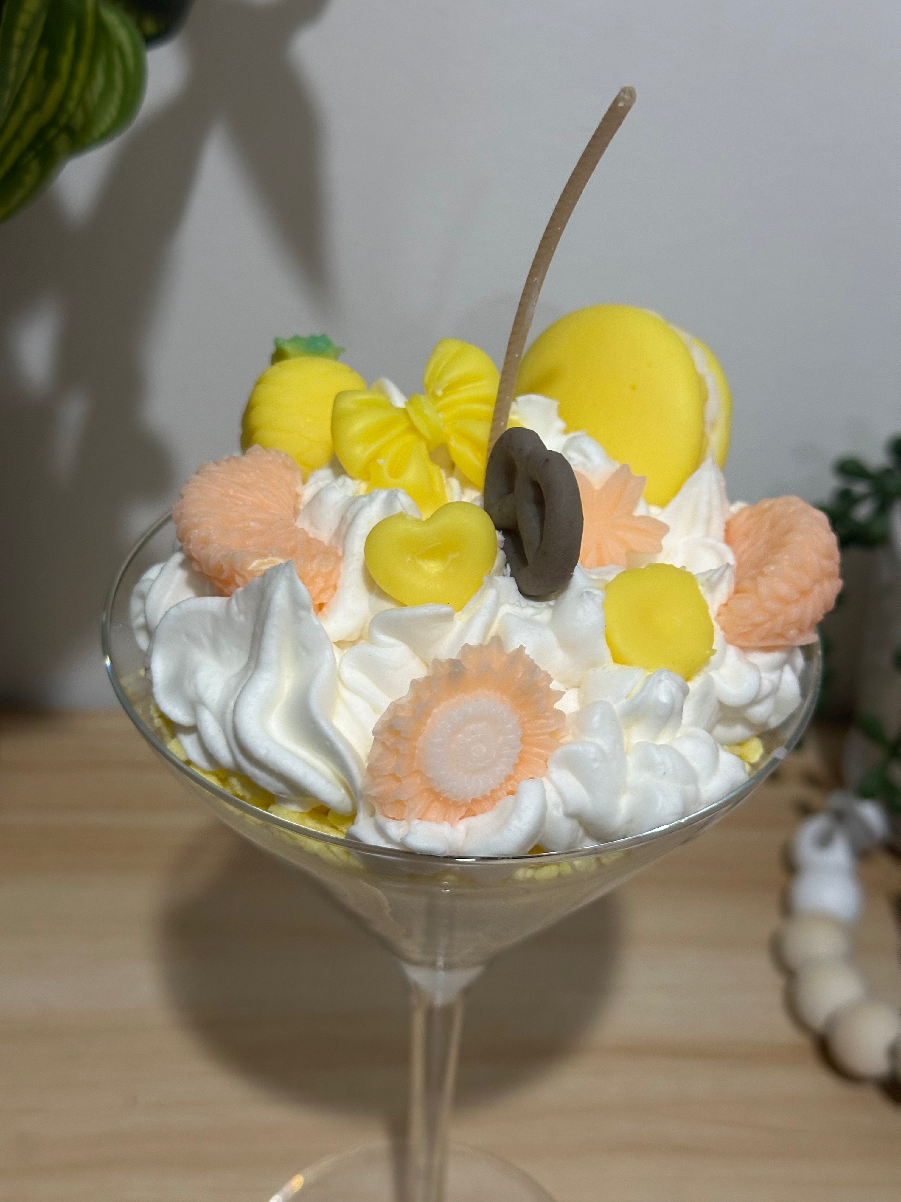Pina Colada Dessert Candle
